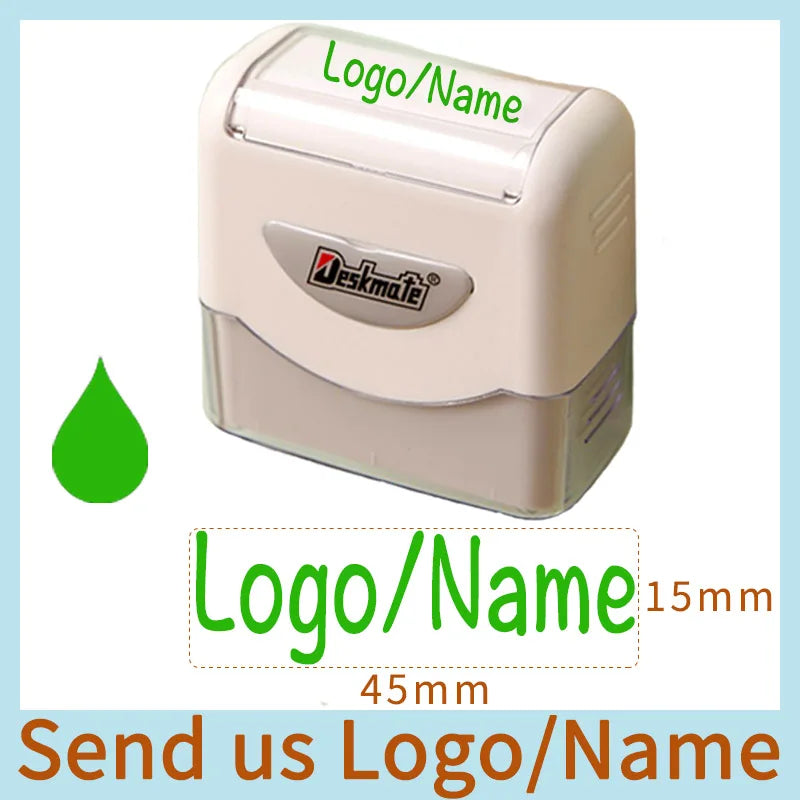 Logo/Name Custom-Made Stamp Boys Girls DIY For Children Customized Sticker Seal Student Clothes Chapter No Fade Security 06