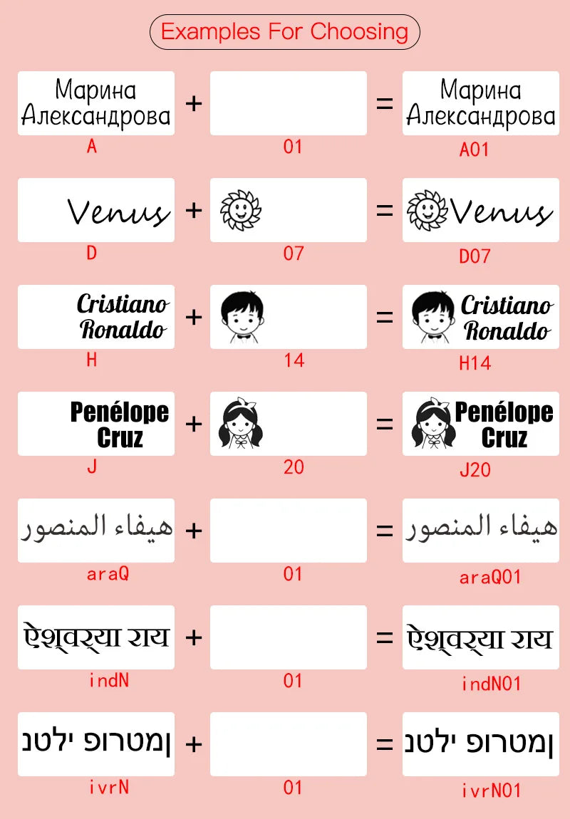 Logo/Name Custom-Made Stamp Boys Girls DIY For Children Customized Sticker Seal Student Clothes Chapter No Fade Security 06