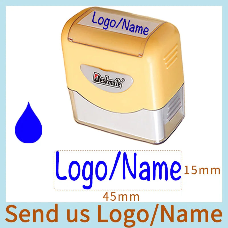 Logo/Name Custom-Made Stamp Boys Girls DIY For Children Customized Sticker Seal Student Clothes Chapter No Fade Security 06