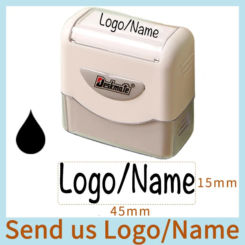 Logo/Name Custom-Made Stamp Boys Girls DIY For Children Customized Sticker Seal Student Clothes Chapter No Fade Security 06