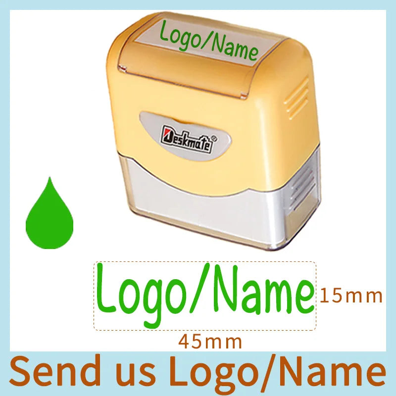 Logo/Name Custom-Made Stamp Boys Girls DIY For Children Customized Sticker Seal Student Clothes Chapter No Fade Security 06