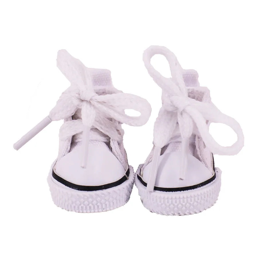 Doll Shoes 3.8Cm Length Canvas Shoe For 17cm Lalbubu Kpop Dolls Accessories Martin Boots Plush labubu Doll,Holiday Gifts
