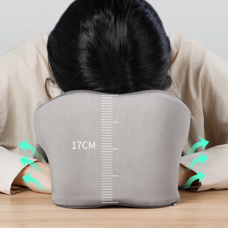 Travel Pillow U-Shape Pure Memory Foam Neck Pillow For Airplane Office Nap Cervical Pillows Flight Sleeping Head Neck Support