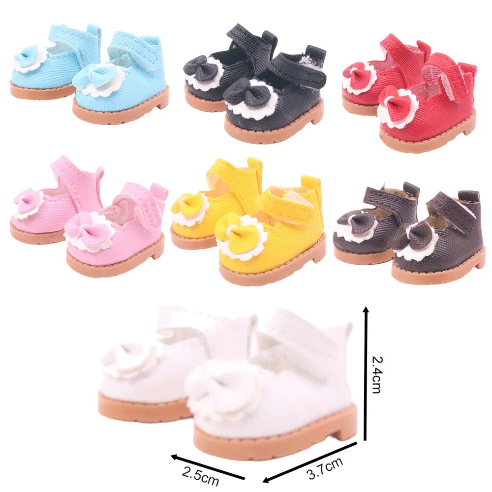 Doll Shoes 3.8Cm Length Canvas Shoe For 17cm Lalbubu Kpop Dolls Accessories Martin Boots Plush labubu Doll,Holiday Gifts