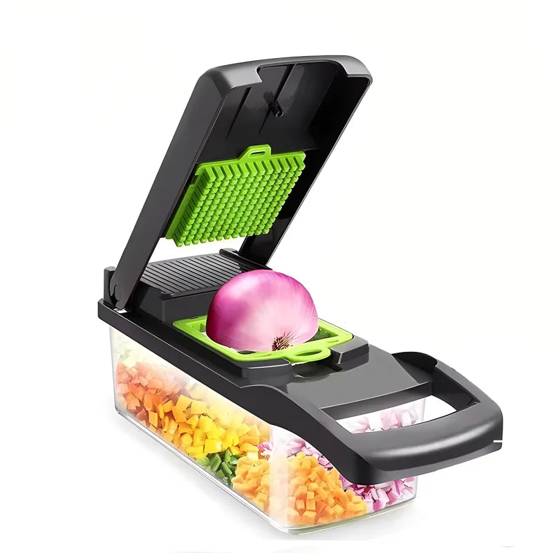 Household multi-function chopper slicing, shredding and dicing fast chopper 14/16-piece set chopper is suitable for the kitchen