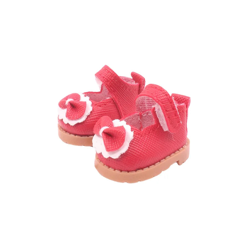 Doll Shoes 3.8Cm Length Canvas Shoe For 17cm Lalbubu Kpop Dolls Accessories Martin Boots Plush labubu Doll,Holiday Gifts