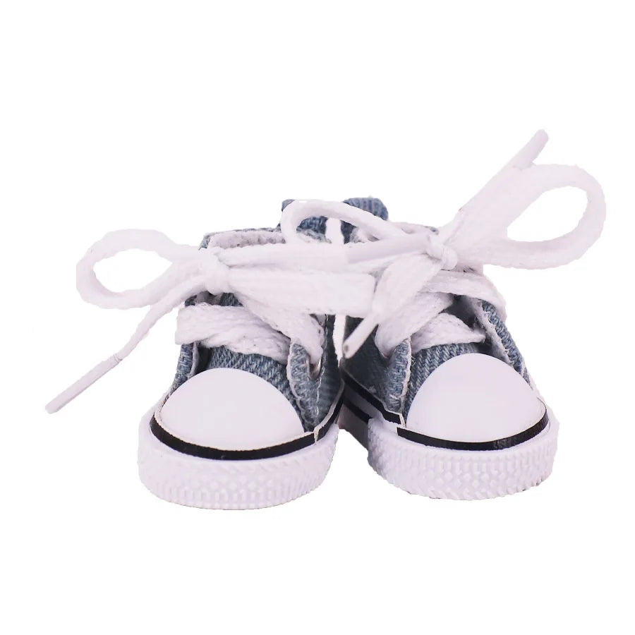 Doll Shoes 3.8Cm Length Canvas Shoe For 17cm Lalbubu Kpop Dolls Accessories Martin Boots Plush labubu Doll,Holiday Gifts