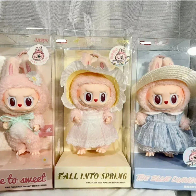 Hot Mokoko Sweetheart ] Doll Girl Pendant Cute Labubu]Ornament Bag Birthday Gifts Children Toys Labubu