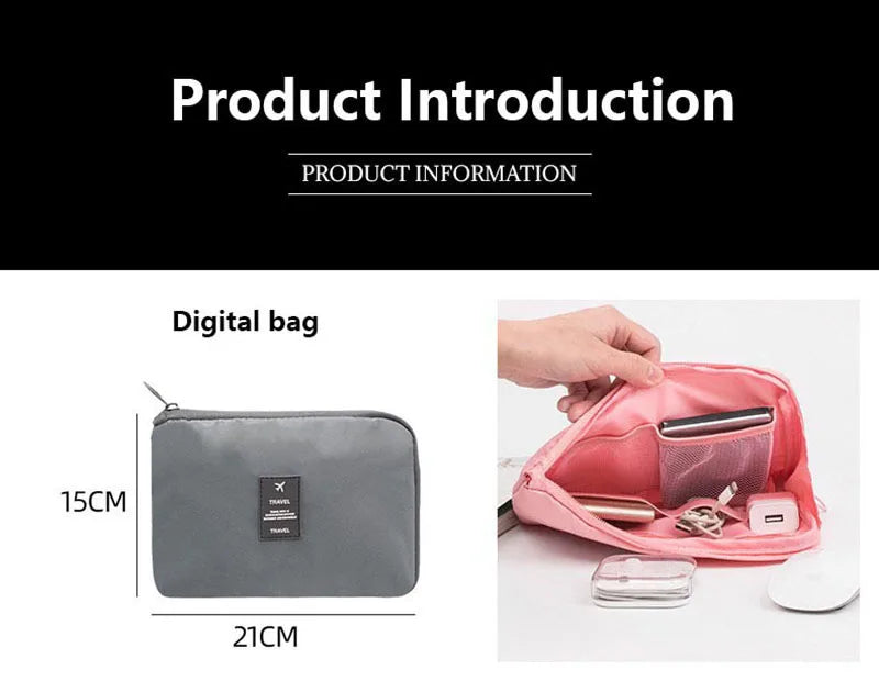 Travel Set Storage Bags Clothes Digital Toiletries Shoes Organizer bag Student Dormitories Clothing Sorting Bags Packing Cubes