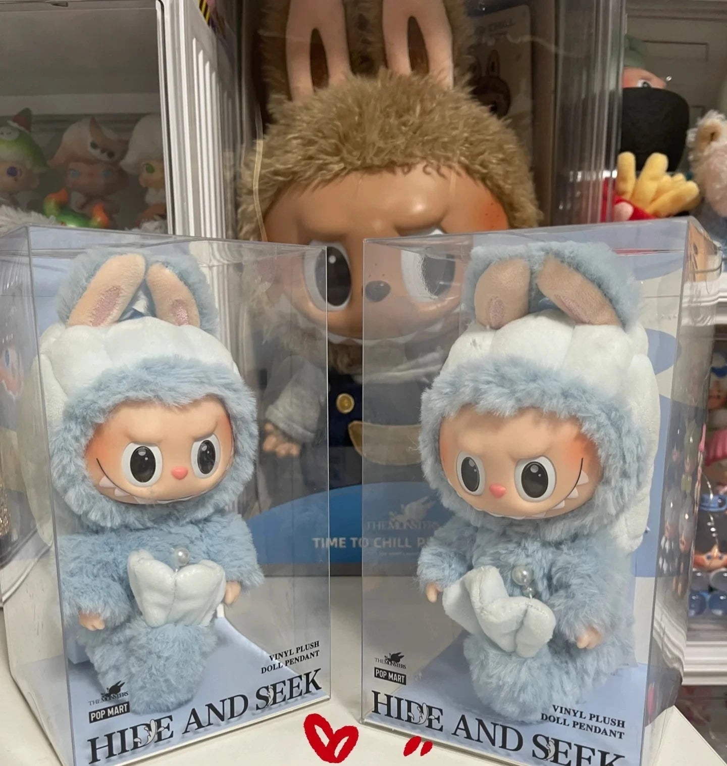 Labubu Keychain Lububu Keyring Labubu Merlion Pendant Mermaid Labubu Children Toy Christmas Gift High Quality Replica Version