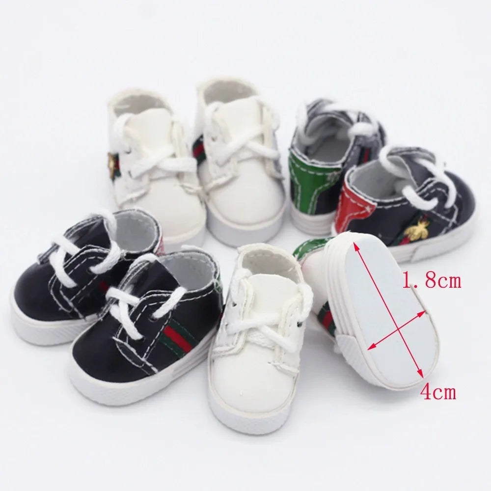 (Only Shoes) for 17cm Labubu Kawaii V1 V2 Labubu Doll'S Shoes Outfit Accessories Cute Casual Sports Shoes Doll Accessories Gift