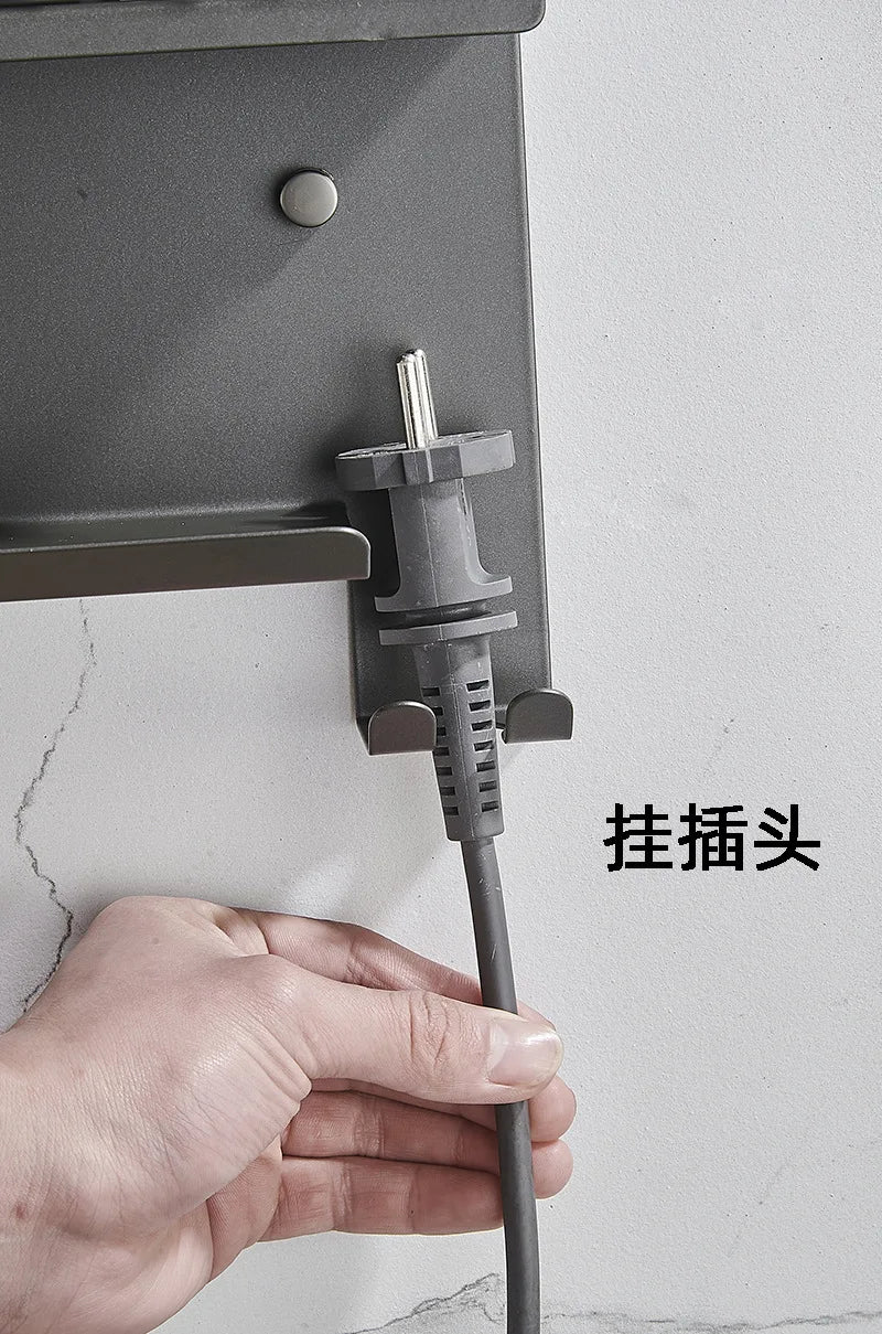 Wall Mount Holder for Dyson Airwrap Stylish Storage Rack Airwrap Styler Complete Set Bathroom Organizer Accessories