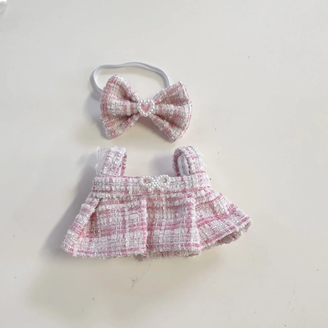 Cute Labubu Doll Outfit Accessories Classic Dress Set for 17CM V2 Mini Dolls Clothing Girl Kid Gift Labubu clothes luxury