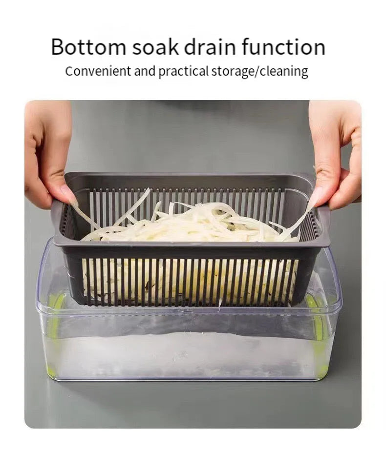 Household multi-function chopper slicing, shredding and dicing fast chopper 14/16-piece set chopper is suitable for the kitchen