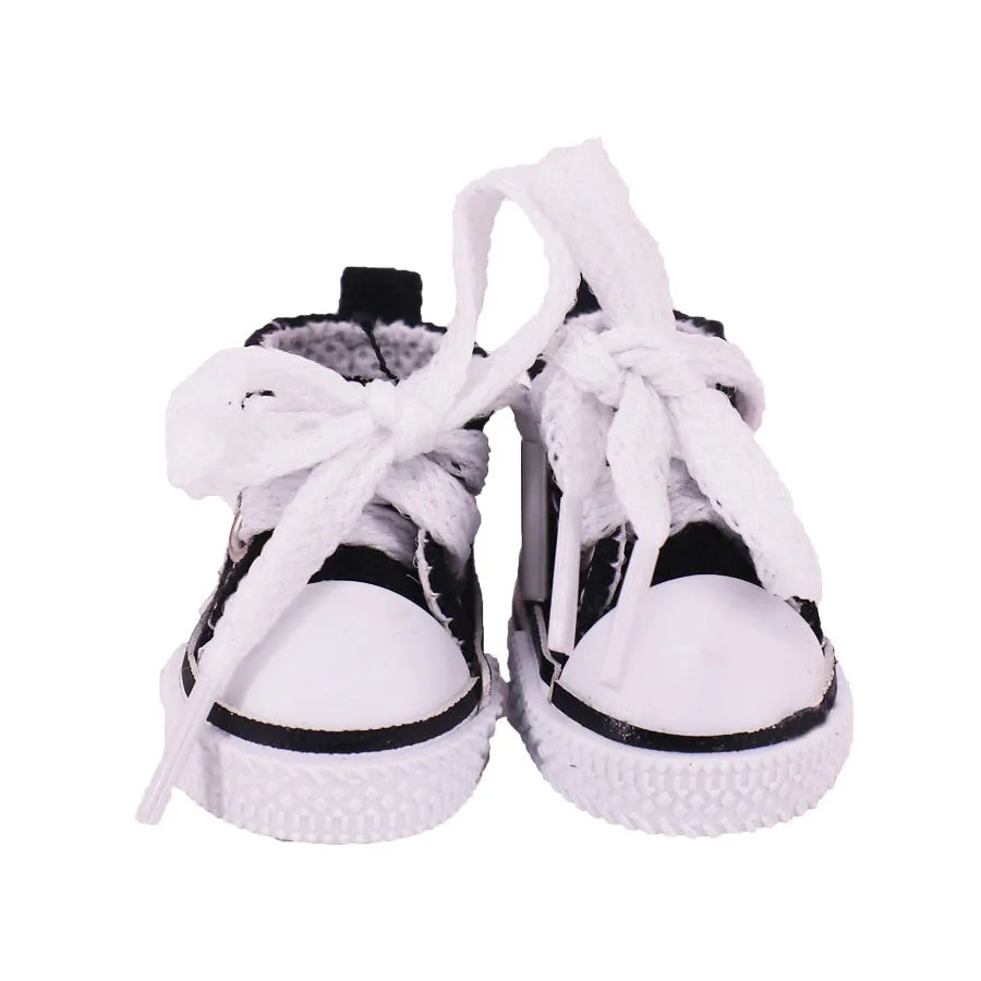Doll Shoes 3.8Cm Length Canvas Shoe For 17cm Lalbubu Kpop Dolls Accessories Martin Boots Plush labubu Doll,Holiday Gifts