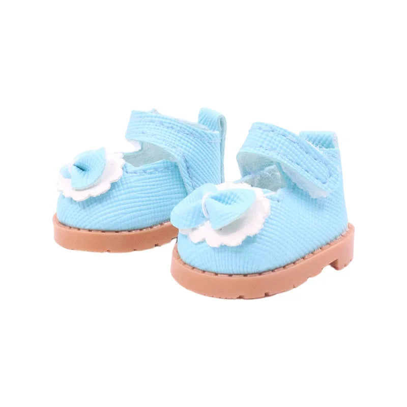 Doll Shoes 3.8Cm Length Canvas Shoe For 17cm Lalbubu Kpop Dolls Accessories Martin Boots Plush labubu Doll,Holiday Gifts