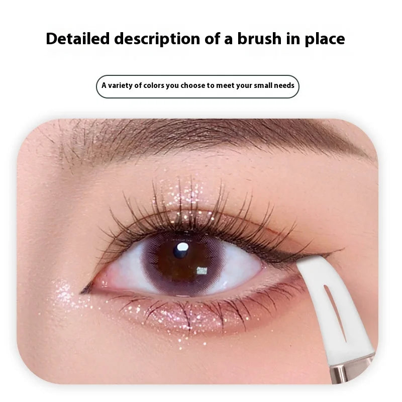 Silicone Eyeliner Brush Black Liquid Eyeliner Eye Make up Super Waterproof Long Lasting Eyeliner Eyes Makeup Cosmetics Tools