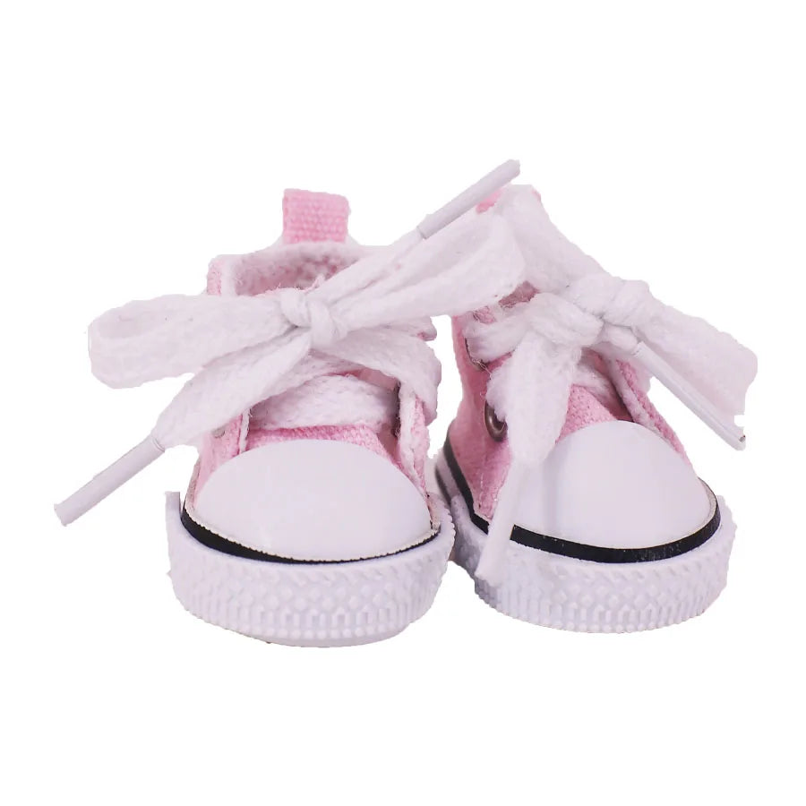 Doll Shoes 3.8Cm Length Canvas Shoe For 17cm Lalbubu Kpop Dolls Accessories Martin Boots Plush labubu Doll,Holiday Gifts