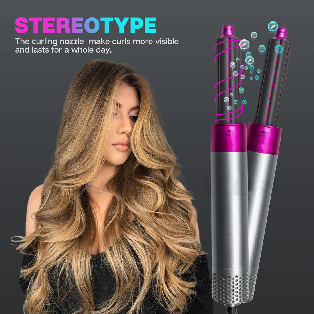 5-in-1 Hot Air Comb Multifunctional Automatic Curler Hair Dryer Hair Straightener professional hair styling tool Dyson Airwrap
