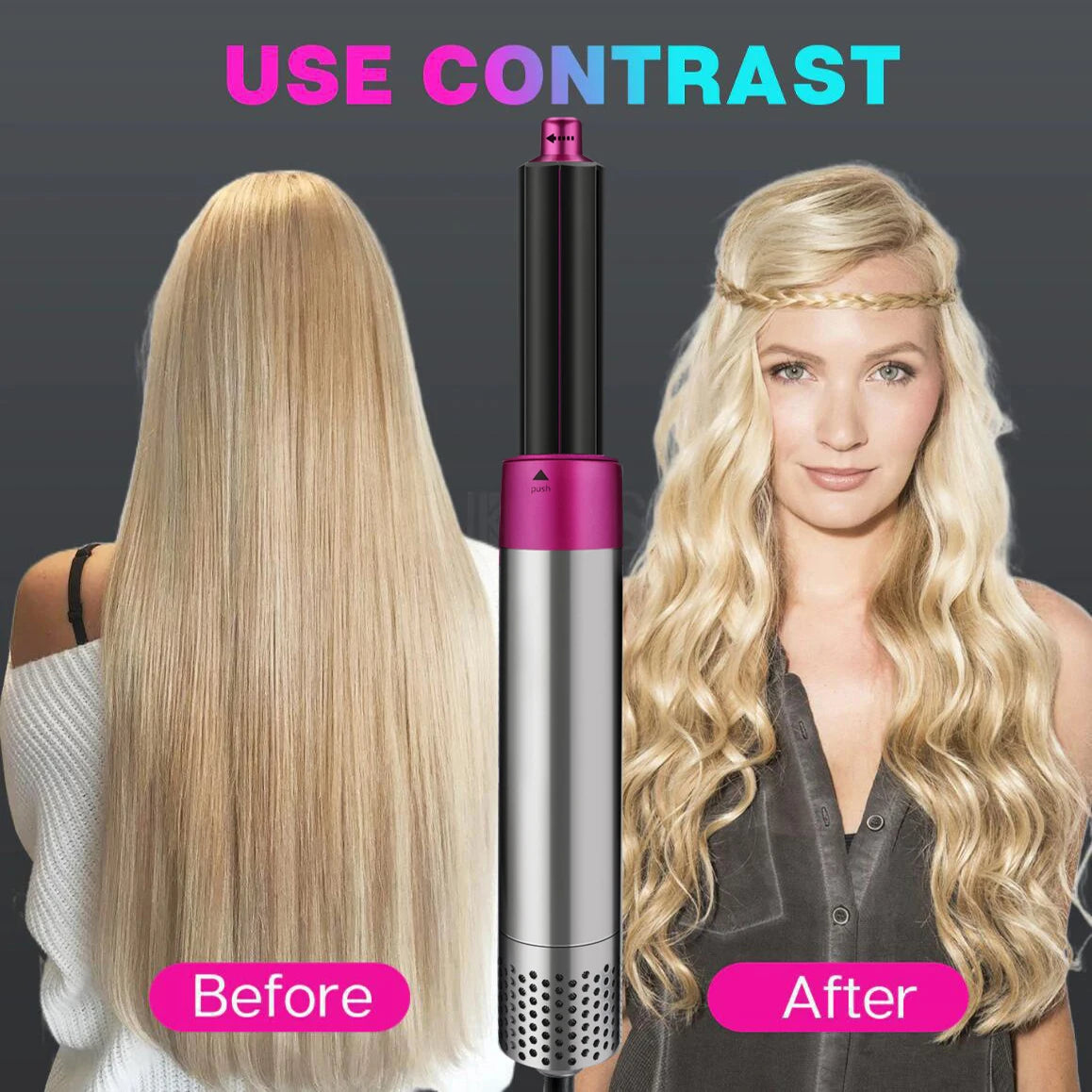 5-in-1 Hot Air Comb Multifunctional Automatic Curler Hair Dryer Hair Straightener professional hair styling tool Dyson Airwrap