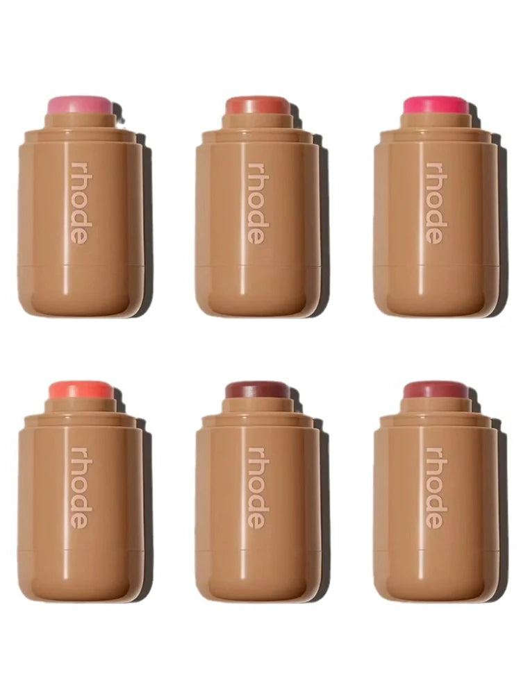 RHODE Makeup Cheek Blush Cream Blusher Stick Lip Gloss Phone Case For iPhone New Toast SALTY TAN Raspberry Espresso Lipstick INS