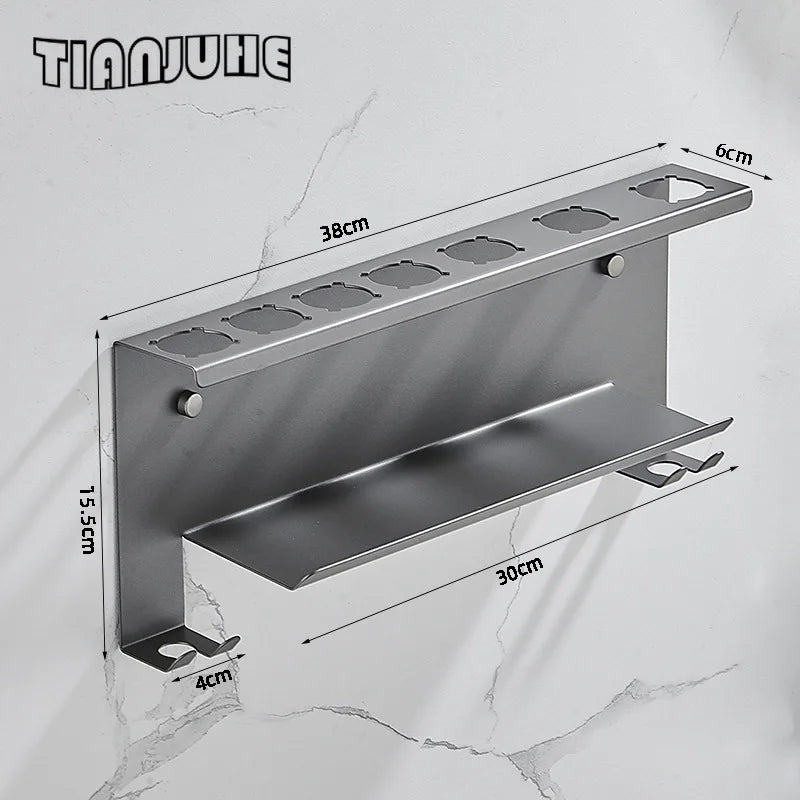 Wall Mount Holder for Dyson Airwrap Stylish Storage Rack Airwrap Styler Complete Set Bathroom Organizer Accessories