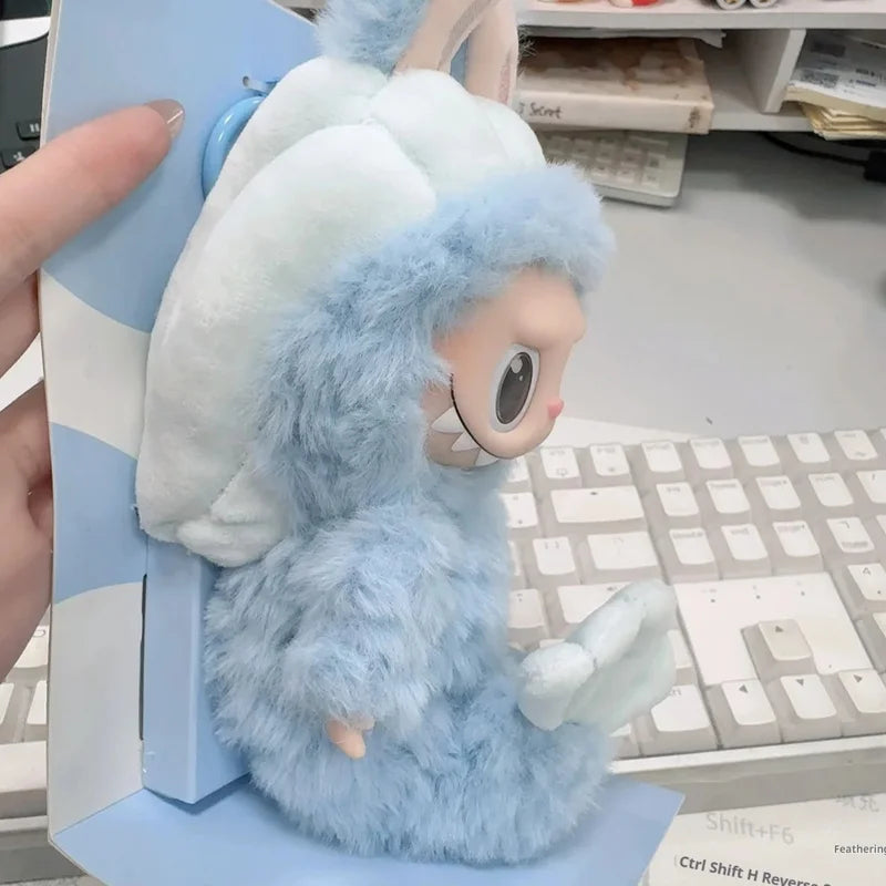 Labubu Keychain Lububu Keyring Labubu Merlion Pendant Mermaid Labubu Children Toy Christmas Gift High Quality Replica Version