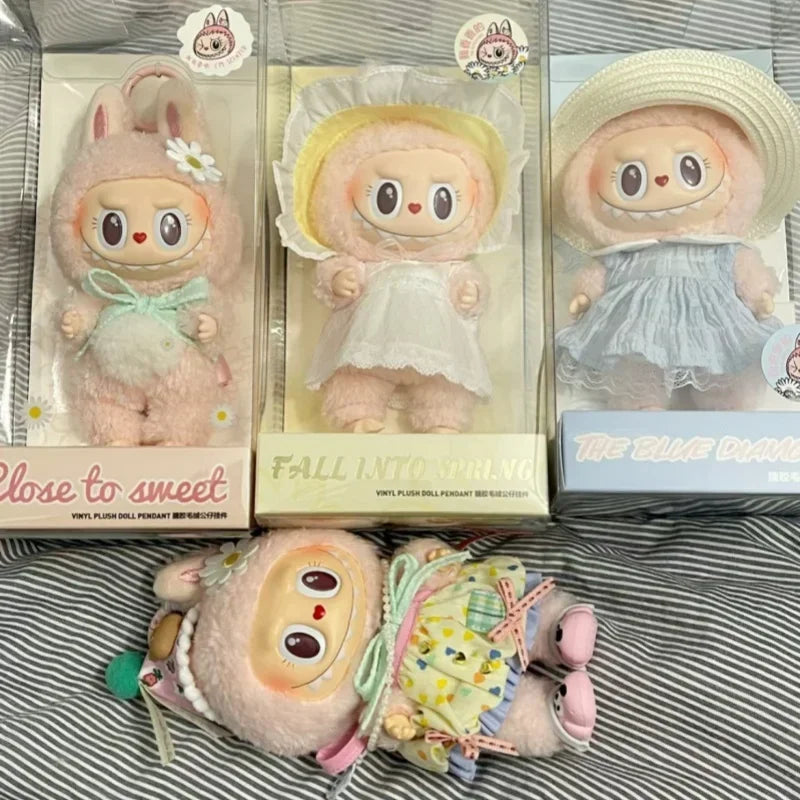 Hot Mokoko Sweetheart ] Doll Girl Pendant Cute Labubu]Ornament Bag Birthday Gifts Children Toys Labubu