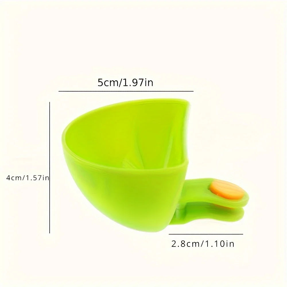 4pcs Plastic Dip Clip Bowl Set, Colorful, Durable PP, Ideal for Chips, Sauces & Veggies, Perfect for Outdoor Leisure