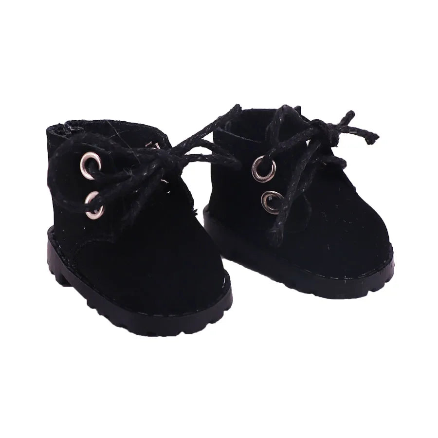 Doll Shoes 3.8Cm Length Canvas Shoe For 17cm Lalbubu Kpop Dolls Accessories Martin Boots Plush labubu Doll,Holiday Gifts