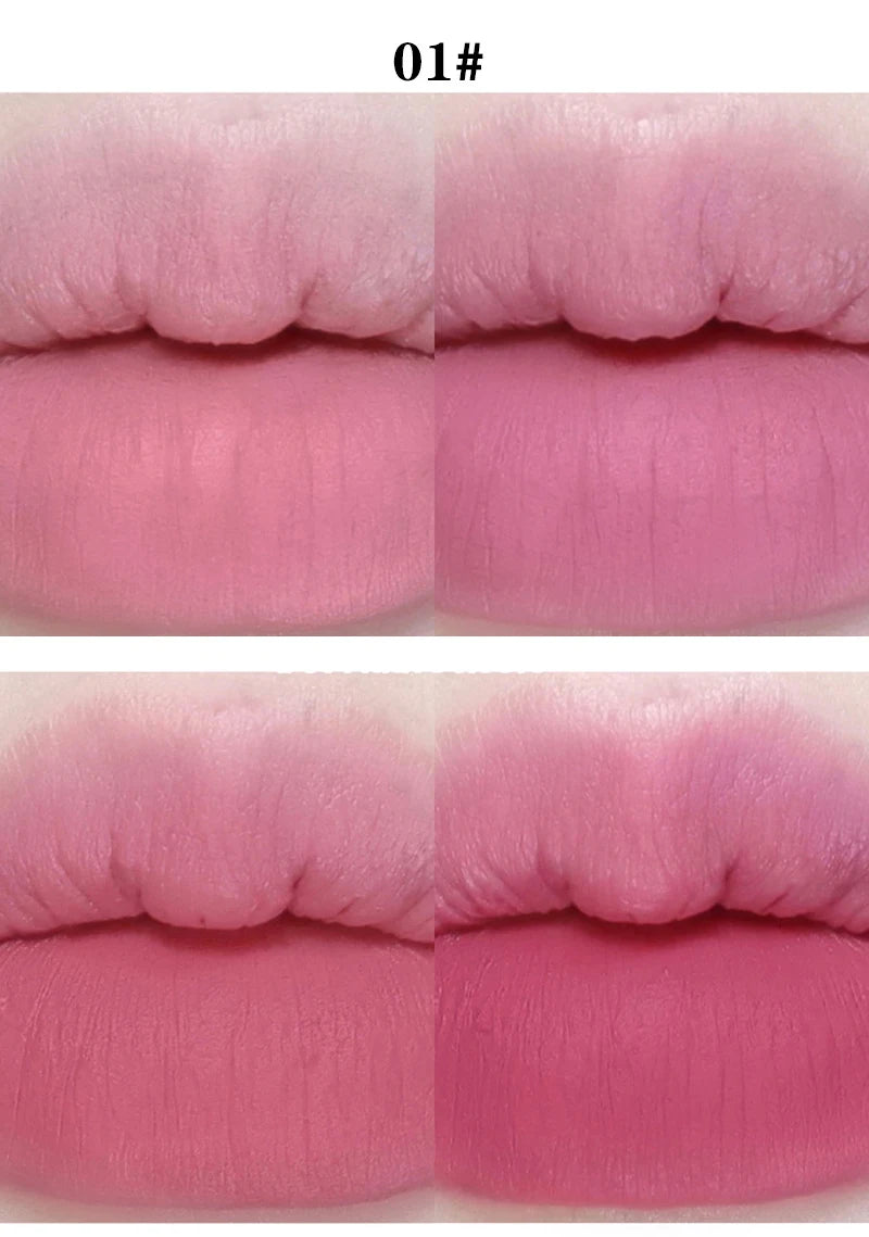 4pc/set Lipstick Korean Girl Group Crayon Lipstick Long Lasting Matte Lip Makeup Tint Easy To Color Sexy Waterproof Lipgross