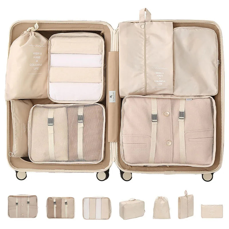 Travel Set Storage Bags Clothes Digital Toiletries Shoes Organizer bag Student Dormitories Clothing Sorting Bags Packing Cubes