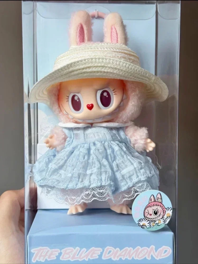 Hot Mokoko Sweetheart ] Doll Girl Pendant Cute Labubu]Ornament Bag Birthday Gifts Children Toys Labubu