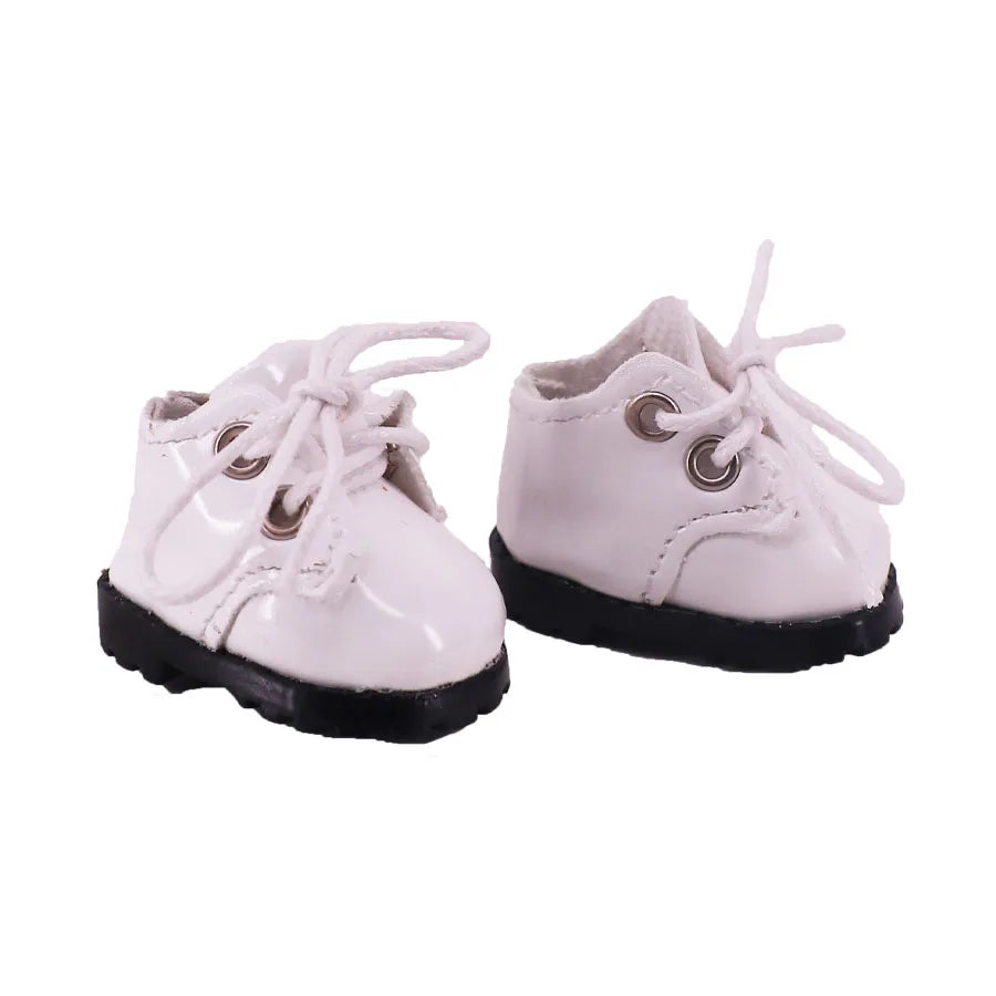 Doll Shoes 3.8Cm Length Canvas Shoe For 17cm Lalbubu Kpop Dolls Accessories Martin Boots Plush labubu Doll,Holiday Gifts