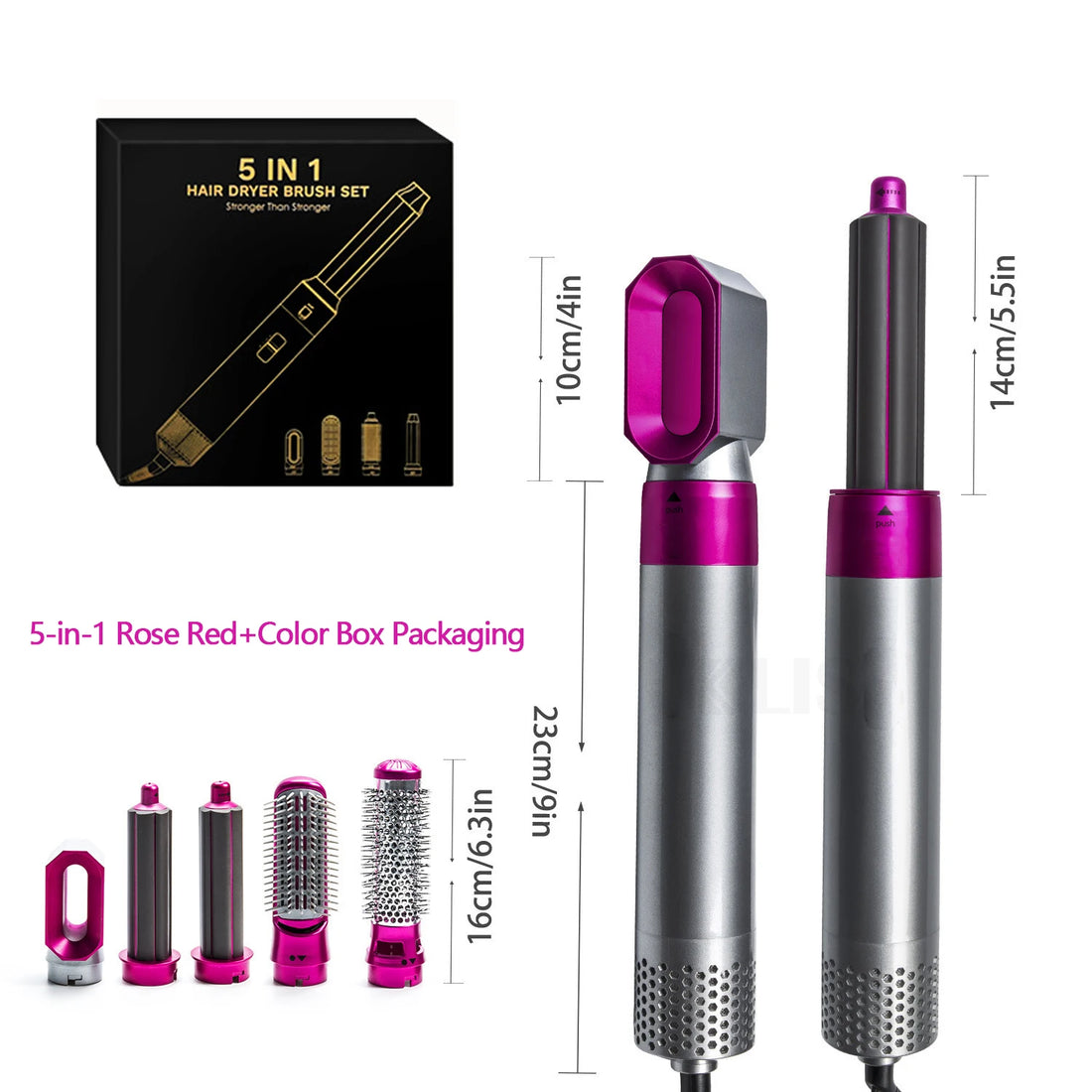 5-in-1 Hot Air Comb Multifunctional Automatic Curler Hair Dryer Hair Straightener professional hair styling tool Dyson Airwrap