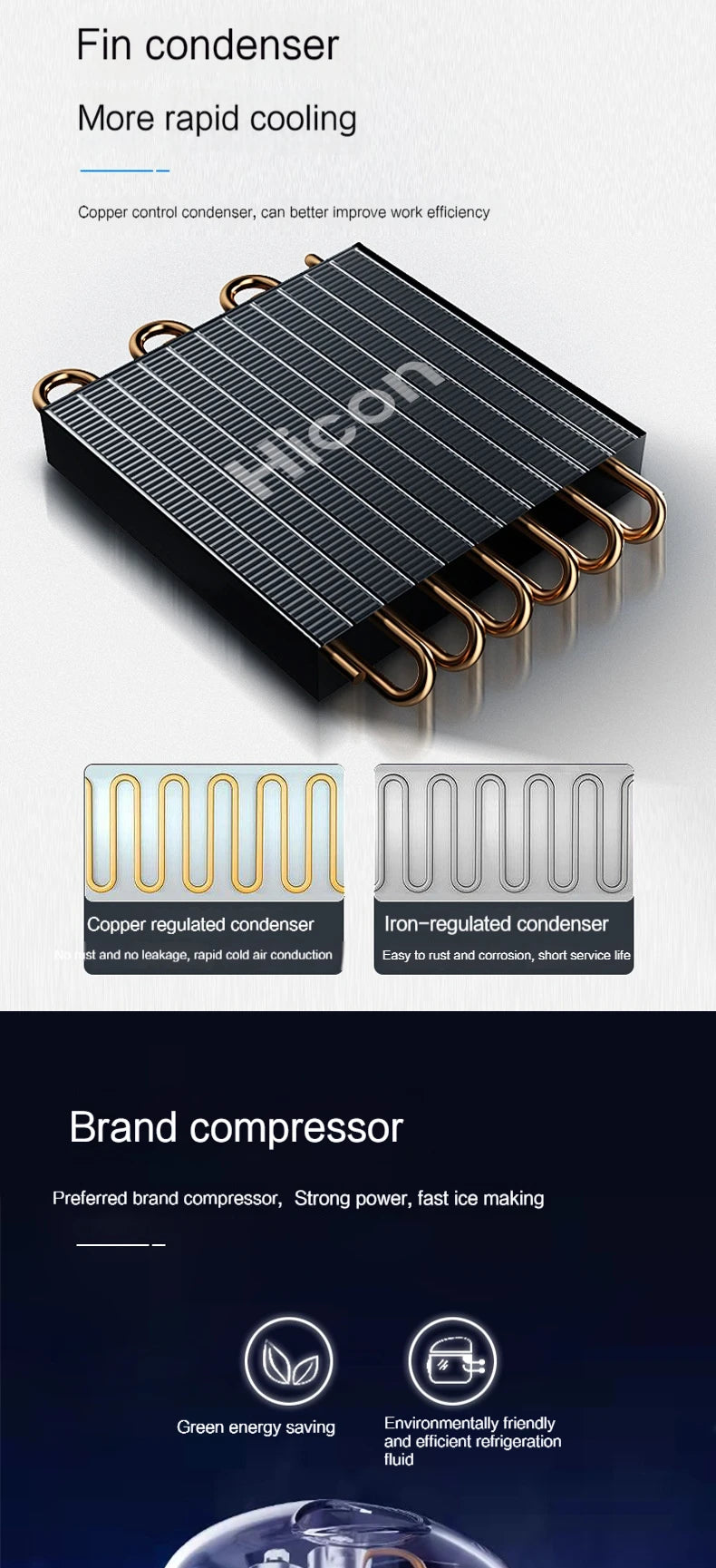 Nugget Countertop Ice Maker, Silonn Chewable Pellet Ice Machine with Self-Cleaning Function,  1.1L 135W 0.7KG