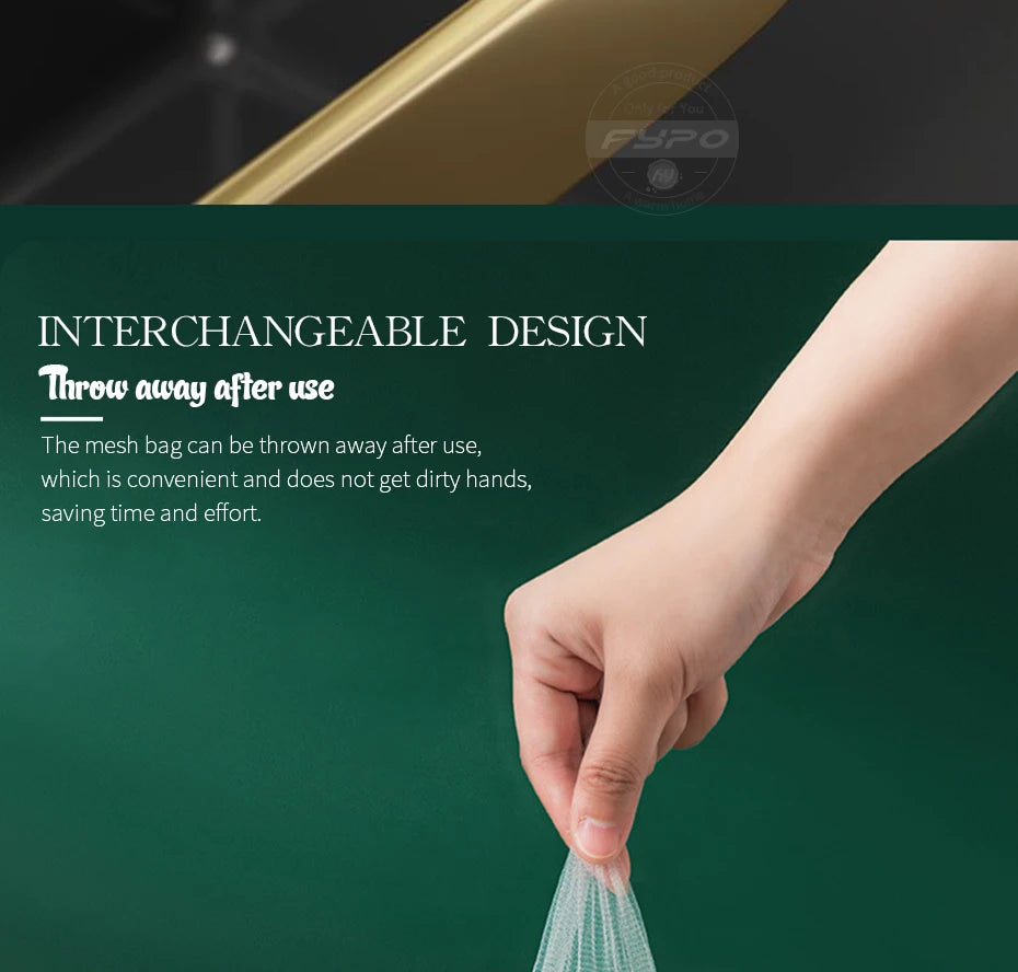 Kitchen filter rack Kitchen sink water tank folding water sink filter bag garbage storage frame disposable garbage bag water bag