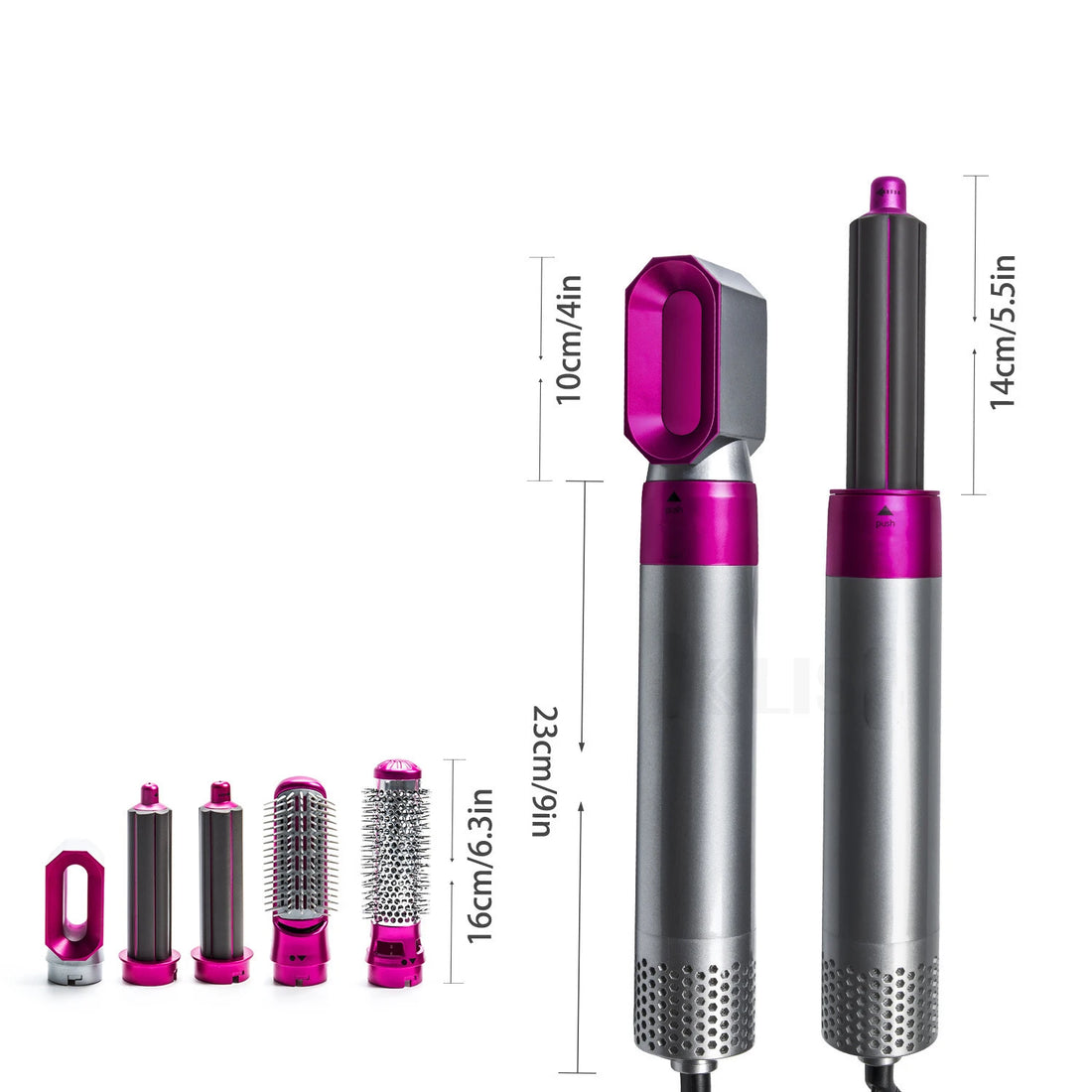 5-in-1 Hot Air Comb Multifunctional Automatic Curler Hair Dryer Hair Straightener professional hair styling tool Dyson Airwrap