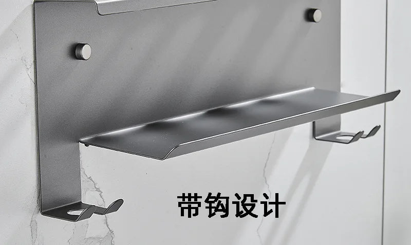 Wall Mount Holder for Dyson Airwrap Stylish Storage Rack Airwrap Styler Complete Set Bathroom Organizer Accessories