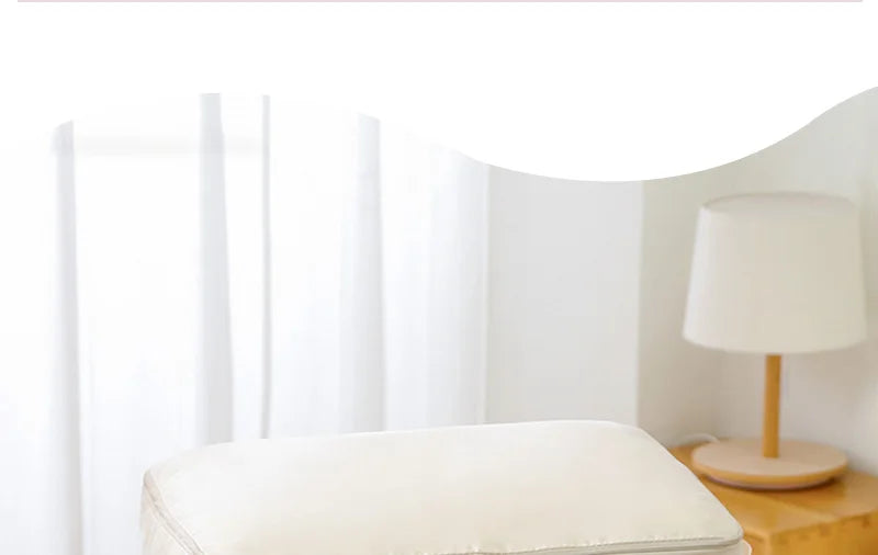 Double Zipper Compression Bag Comforter Clothes Bedding Storage Closet Case Travel Wardrobe Duvet Space Saver Home Big Organizer