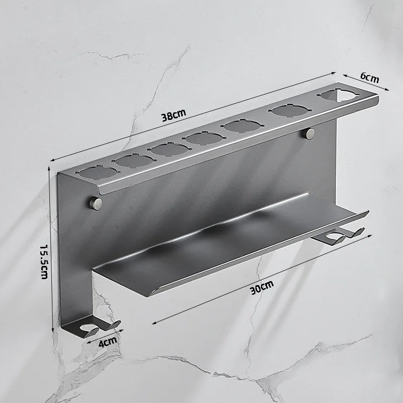 Wall Mount Holder for Dyson Airwrap Stylish Storage Rack Airwrap Styler Complete Set Bathroom Organizer Accessories