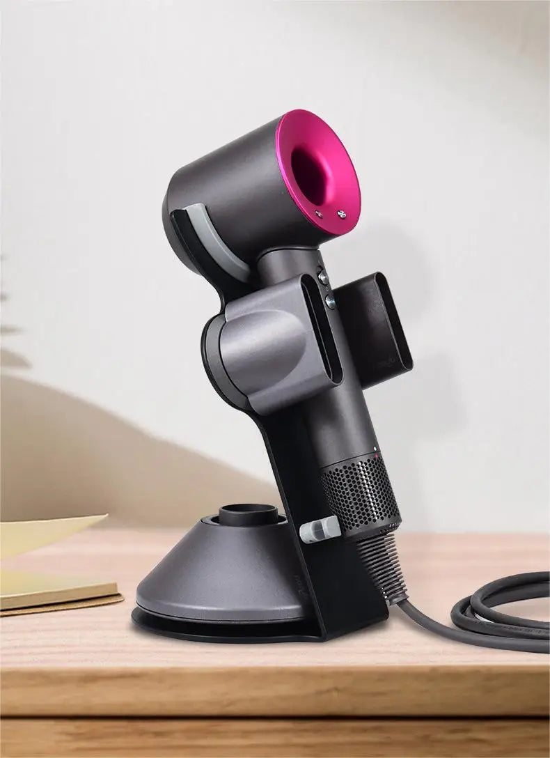 Hair Dryer Rack Table Top Dyson Metal Hanger Vertical Hair Dryer Shelf on Dressing Table No Punching Desk Blow Dryer Bracket